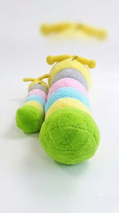 Caterpillar Plush Dog Toy – Available in 50cm & 89cm Sizes | Soft Squeaky Interactive Dog Toy for Dogs & Puppies