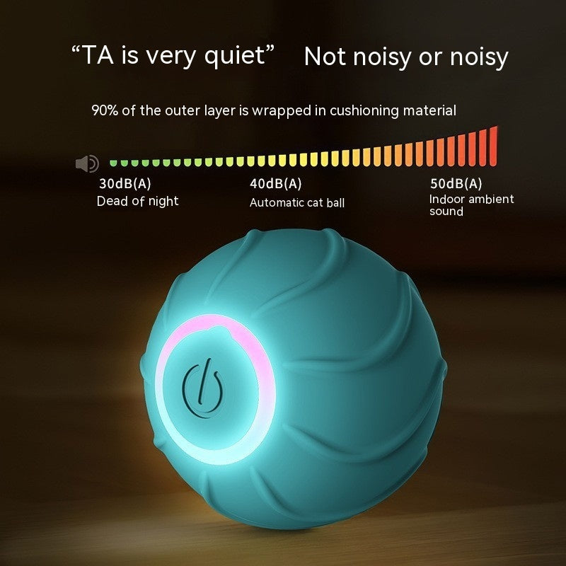 Interactive Motion Activated Rolling Ball Dog Toy