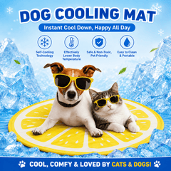 Self-Cooling Gel Pet Mat (60cm - Lemon)